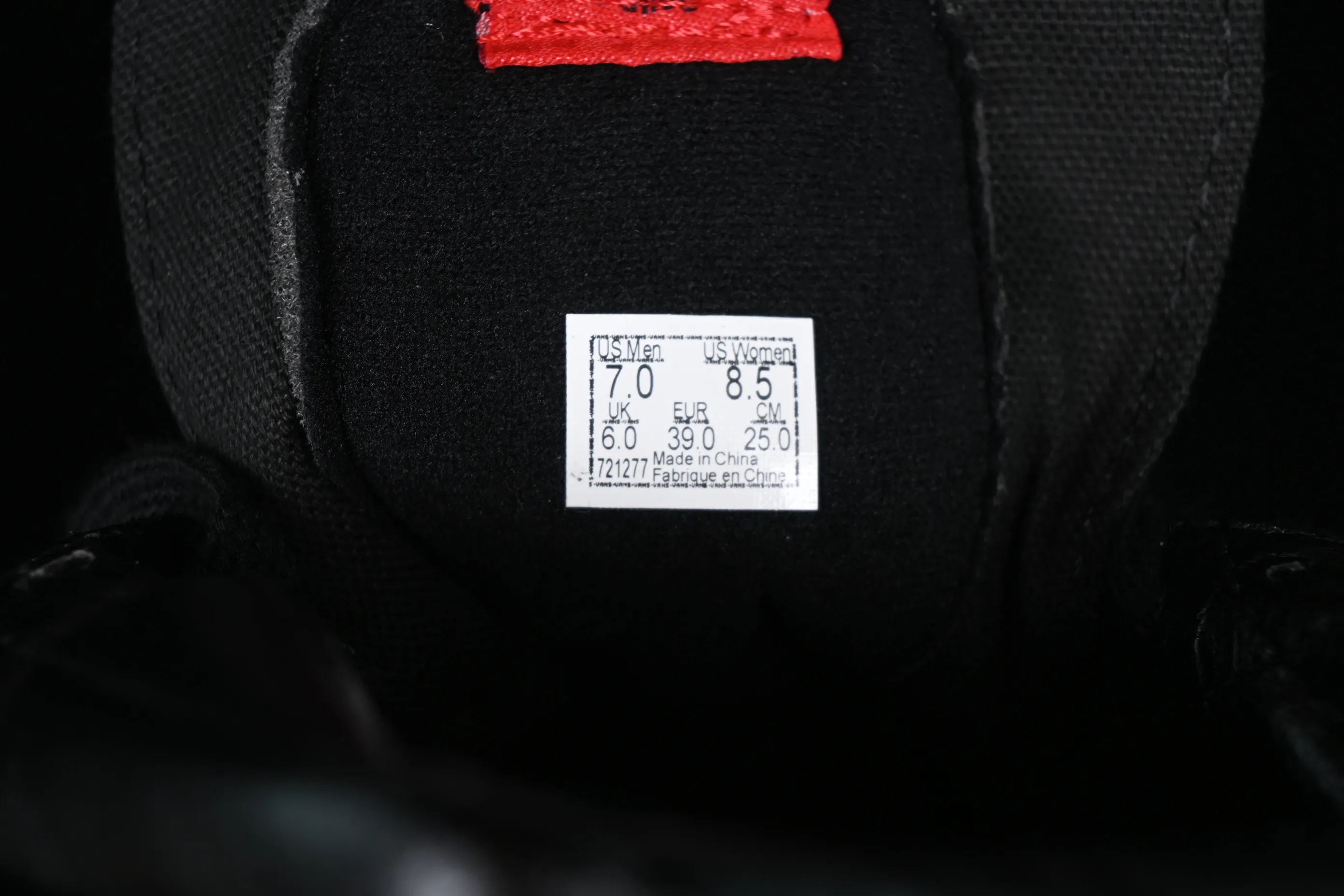 All categories Vans Vans series Vans Hi Vans high-top Vans Sk8-Hi Vans official Black Warrior high-top classic pure black casual canvas shoes VN000D5IBKA